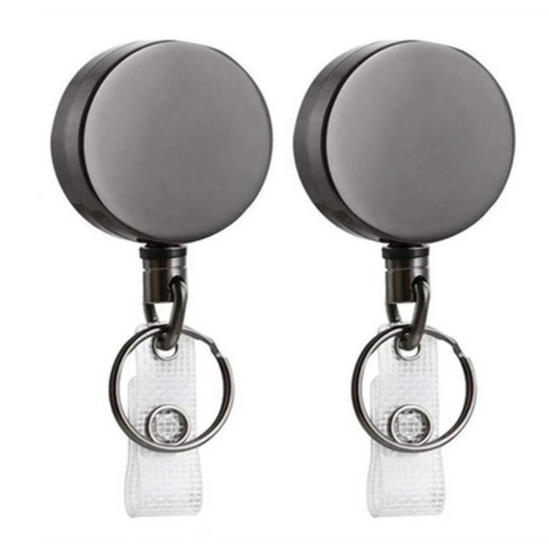 Retractable Metal Keychain with Badge Reel