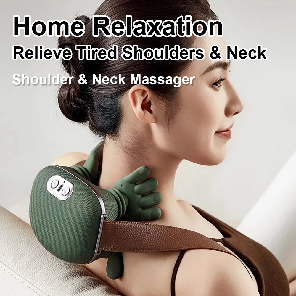 Electric Heated Kneading Back Massager