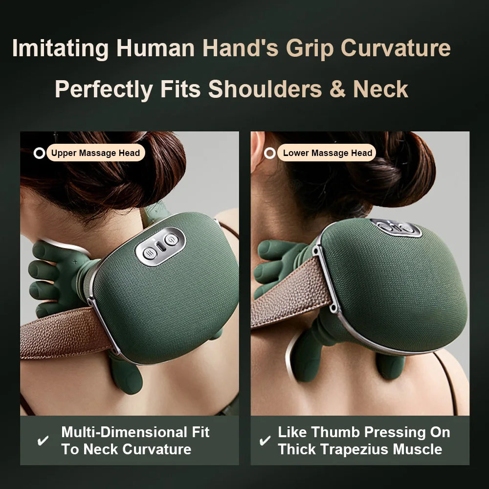 Electric Heated Kneading Back Massager