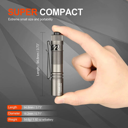 IP68 Waterproof EDC Torch