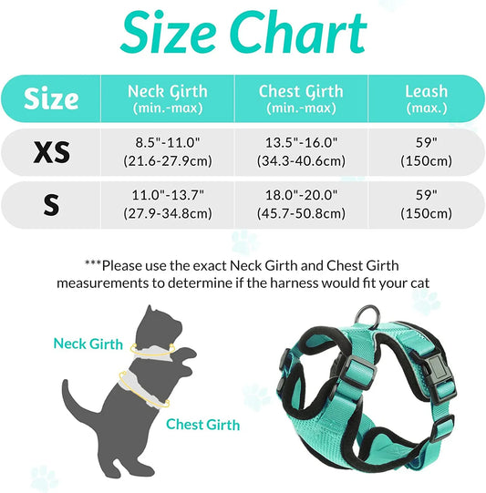 Cat Harness and Leash Set