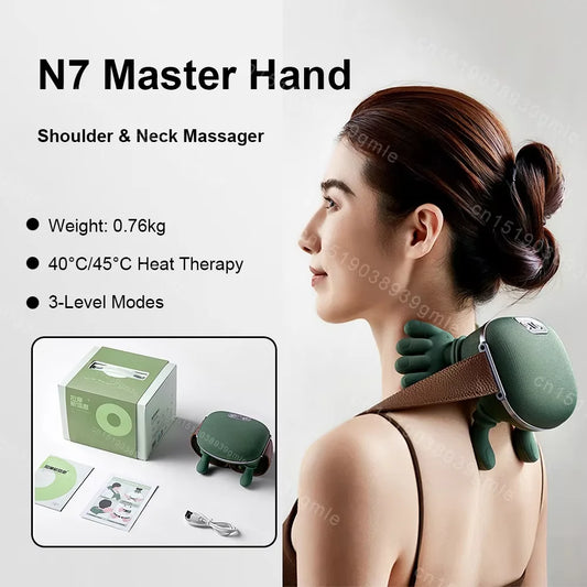 Electric Heated Kneading Back Massager