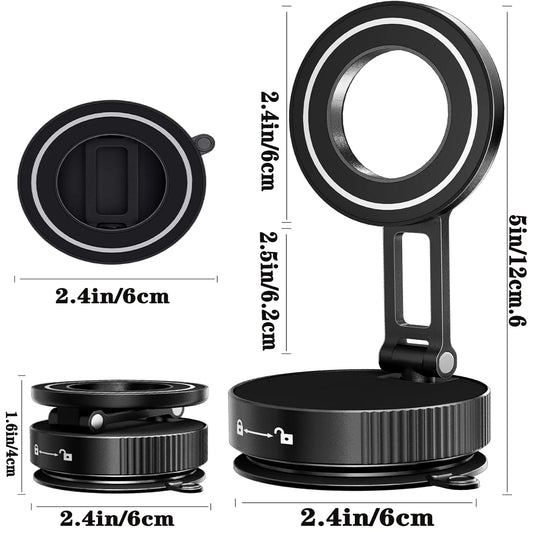Aluminum Alloy Magnetic Car Phone Holder